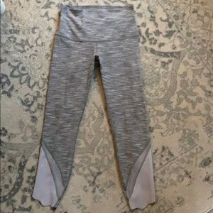 Lululemon gray cropped tights yoga legging 6 small